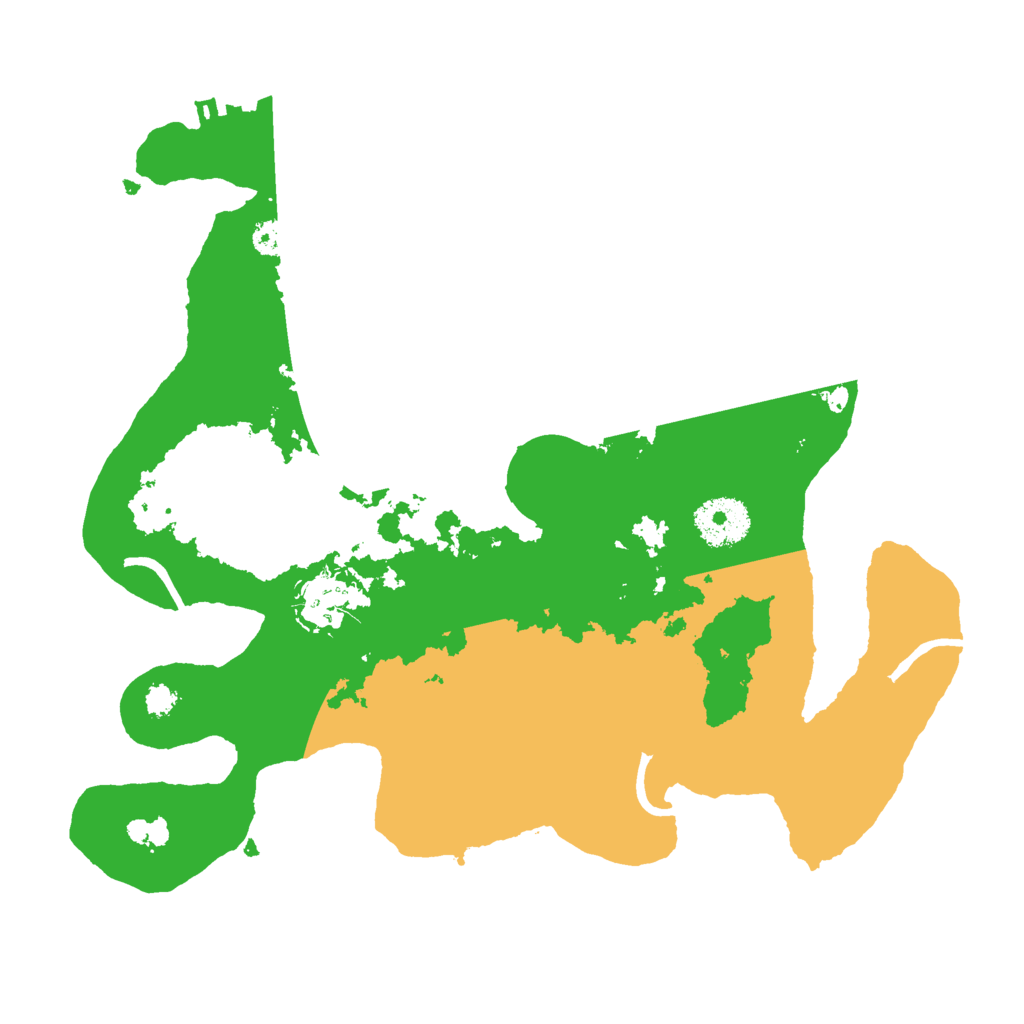 Biome Rust Map: Procedural Map, Size: 3000, Seed: 14631