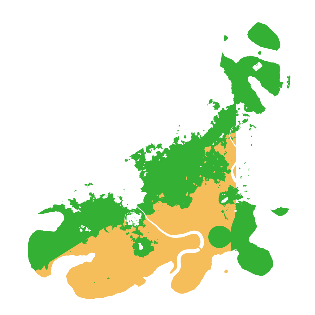 Biome Rust Map: Procedural Map, Size: 3750, Seed: 96455833