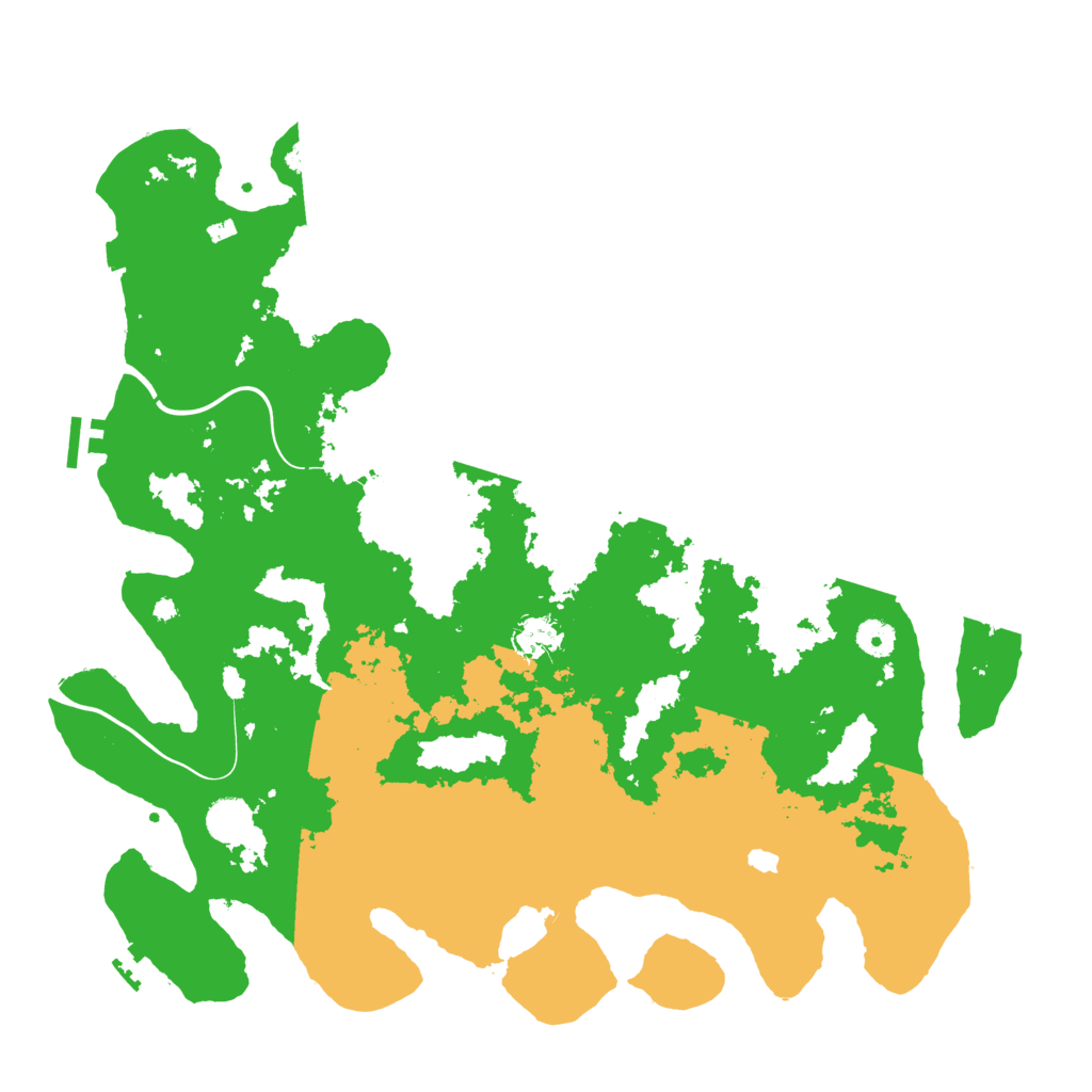 Biome Rust Map: Procedural Map, Size: 4300, Seed: 9528400