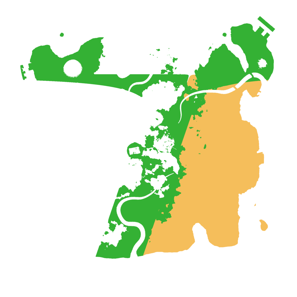 Biome Rust Map: Procedural Map, Size: 3000, Seed: 1789198348