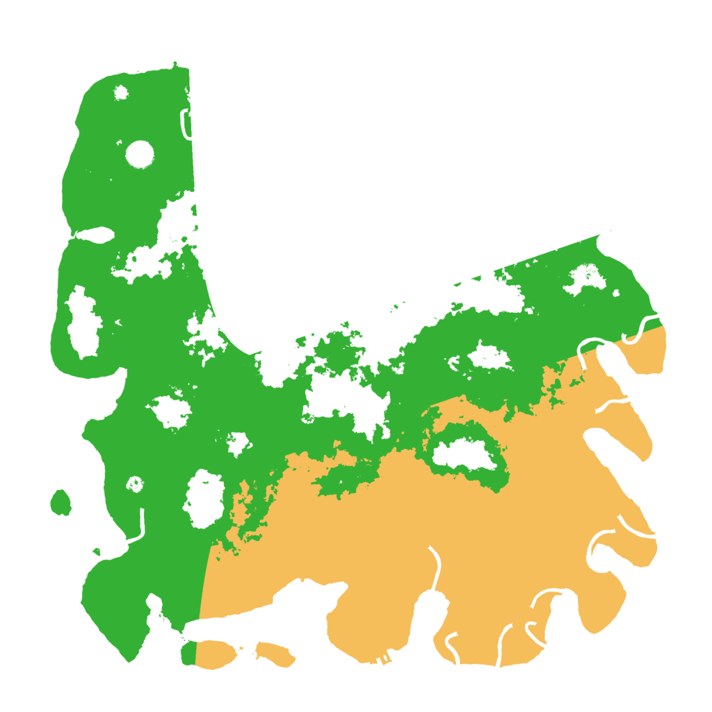 Biome Rust Map: Procedural Map, Size: 4500, Seed: 19600691