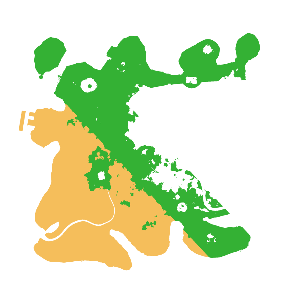 Biome Rust Map: Procedural Map, Size: 3000, Seed: 921448499