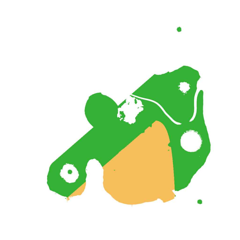 Biome Rust Map: Procedural Map, Size: 2000, Seed: 87491