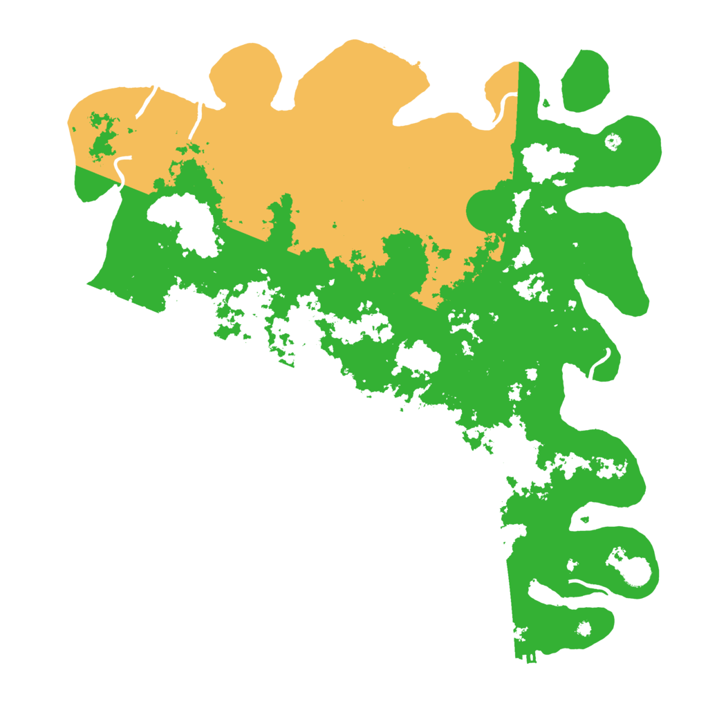 Biome Rust Map: Procedural Map, Size: 4500, Seed: 63917