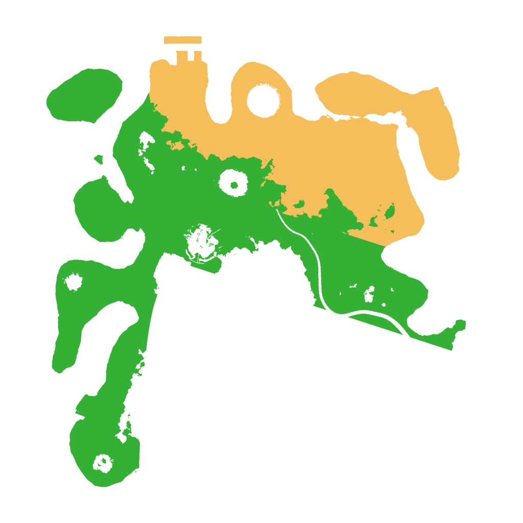 Biome Rust Map: Procedural Map, Size: 2800, Seed: 1736050218