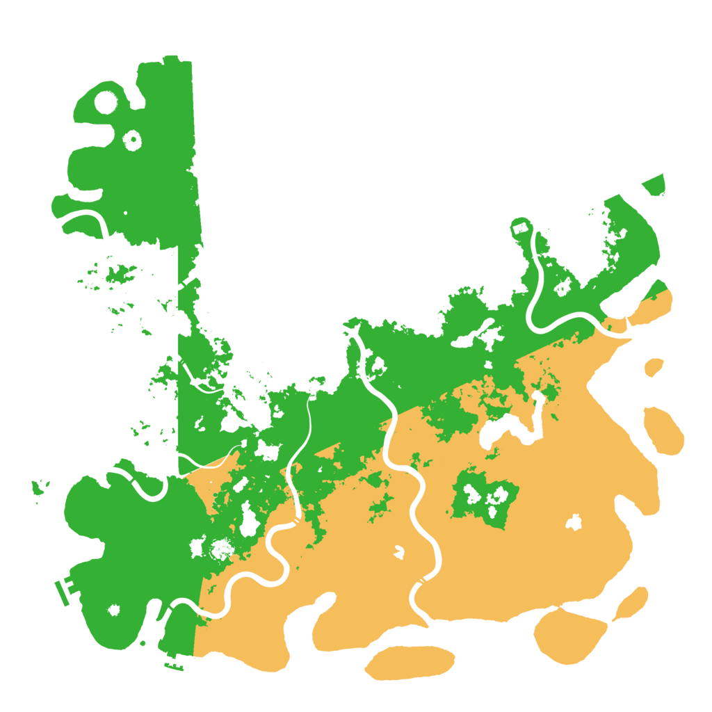 Biome Rust Map: Procedural Map, Size: 5500, Seed: 505000