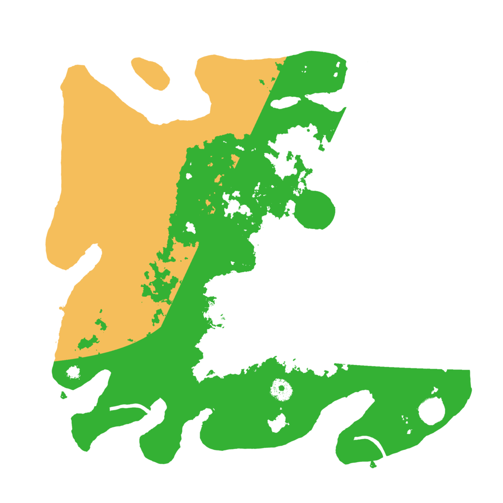 Biome Rust Map: Procedural Map, Size: 3500, Seed: 266737