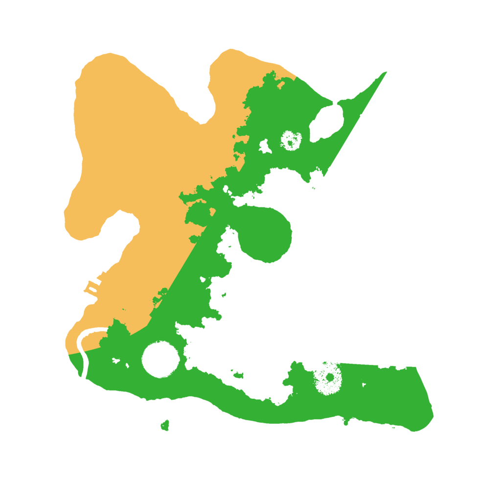 Biome Rust Map: Procedural Map, Size: 2500, Seed: 1822715564