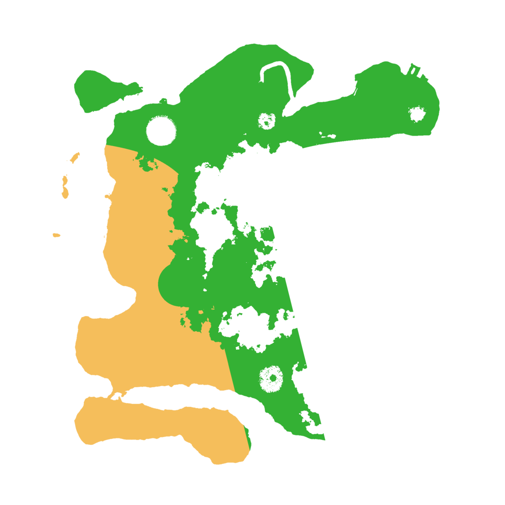 Biome Rust Map: Procedural Map, Size: 3000, Seed: 18007