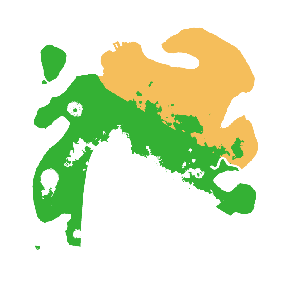 Biome Rust Map: Procedural Map, Size: 3000, Seed: 28816