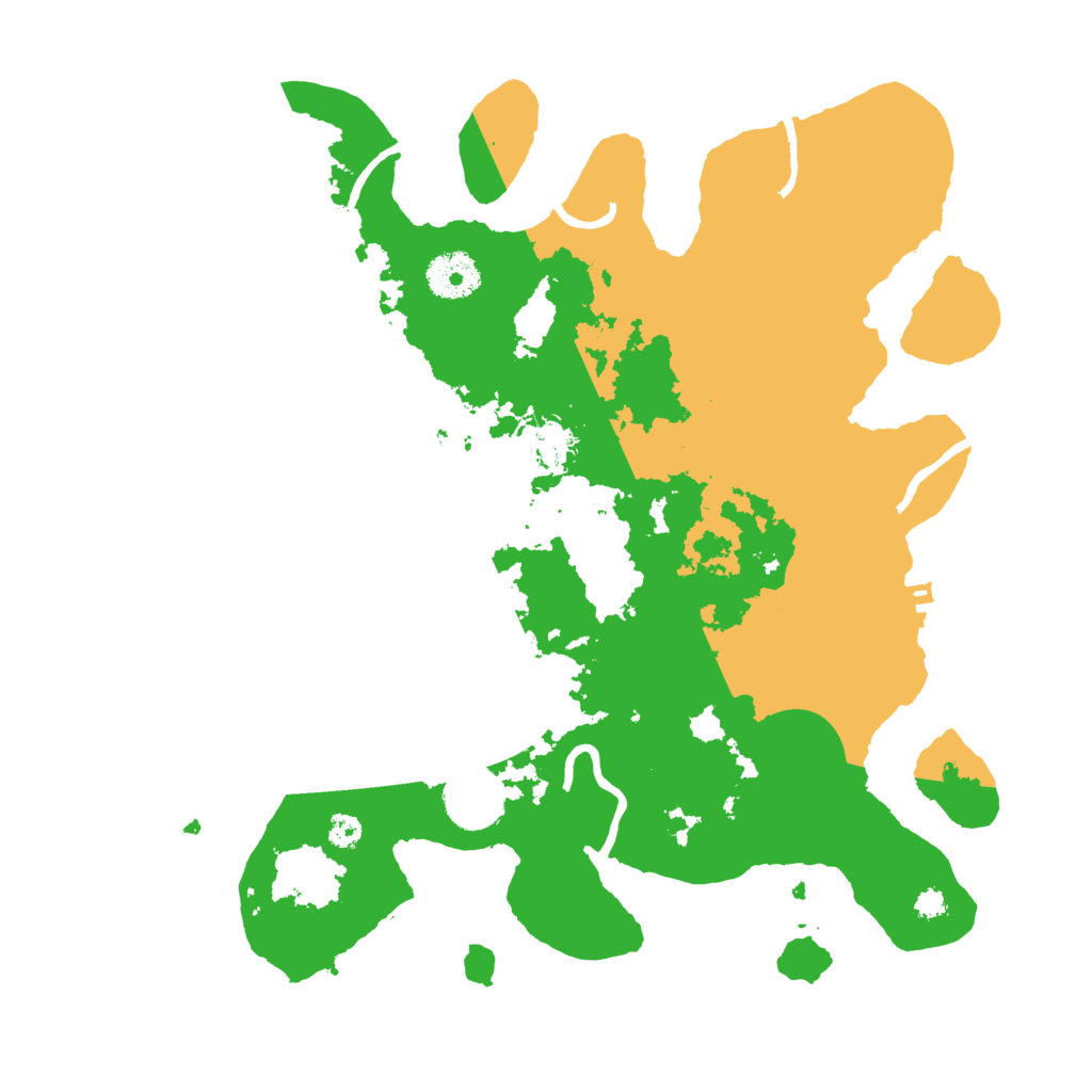 Biome Rust Map: Procedural Map, Size: 3300, Seed: 42544238