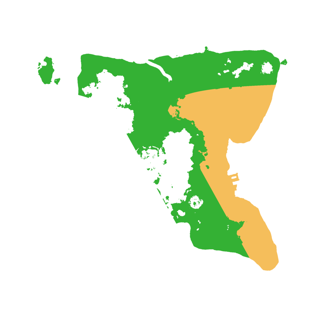 Biome Rust Map: Procedural Map, Size: 2500, Seed: 1245681722