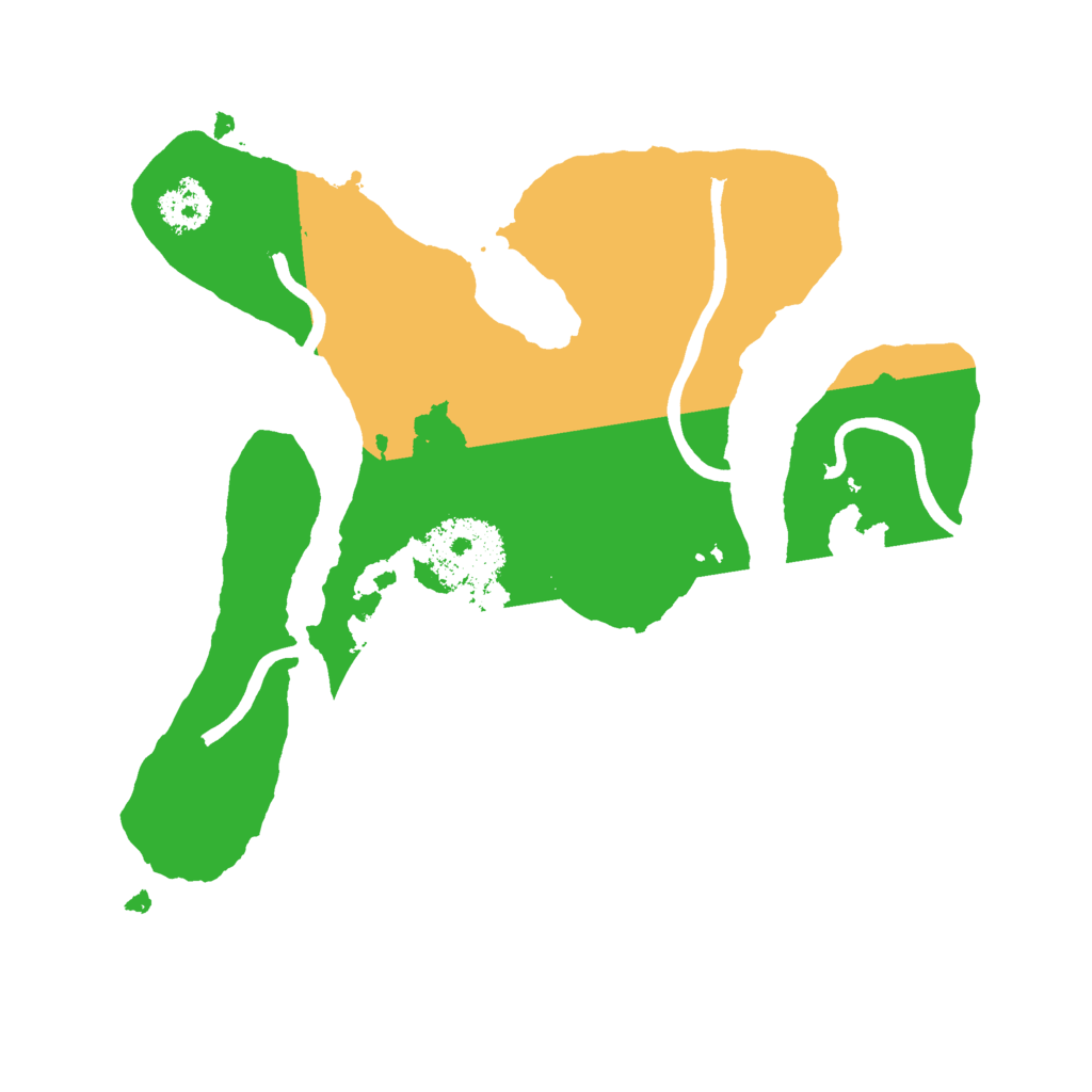 Biome Rust Map: Procedural Map, Size: 2200, Seed: 421272606