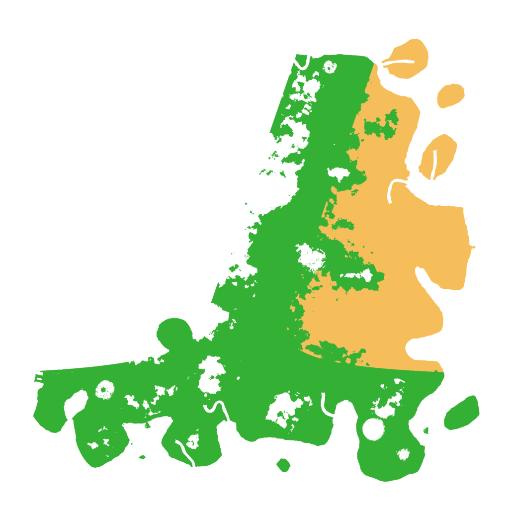 Biome Rust Map: Procedural Map, Size: 4100, Seed: 93881126
