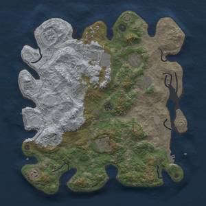 Thumbnail Rust Map: Procedural Map, Size: 4000, Seed: 1892745937, 17 Monuments