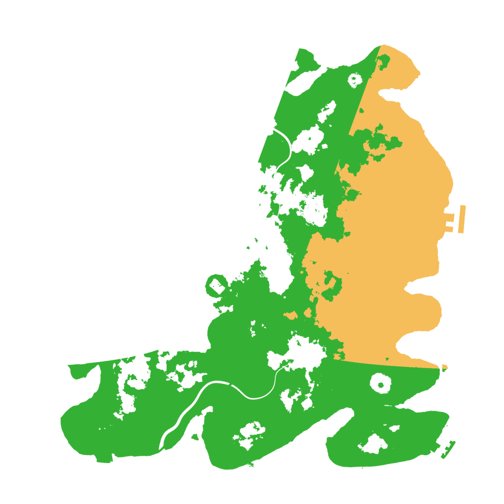 Biome Rust Map: Procedural Map, Size: 3650, Seed: 68536049