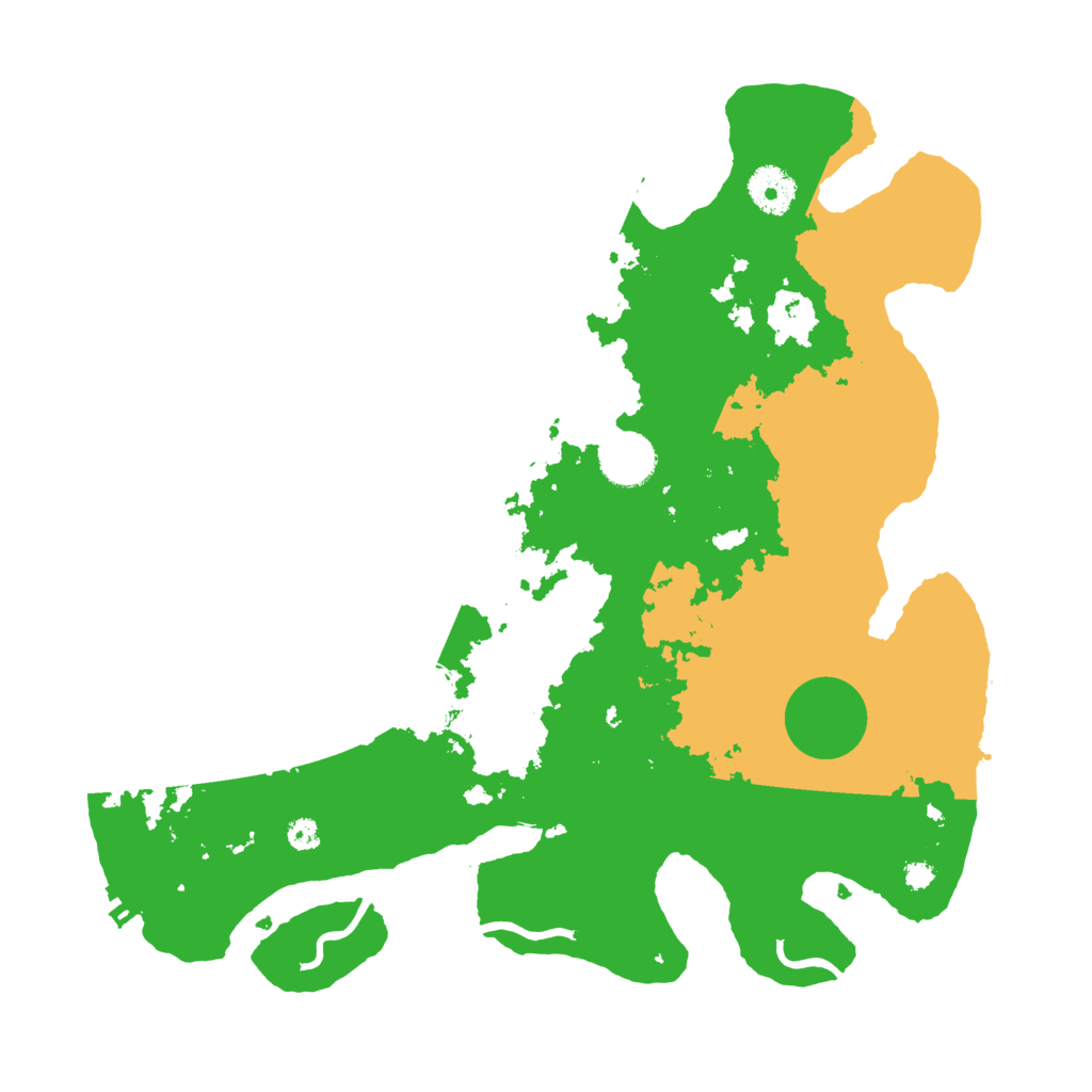 Biome Rust Map: Procedural Map, Size: 3500, Seed: 317222190