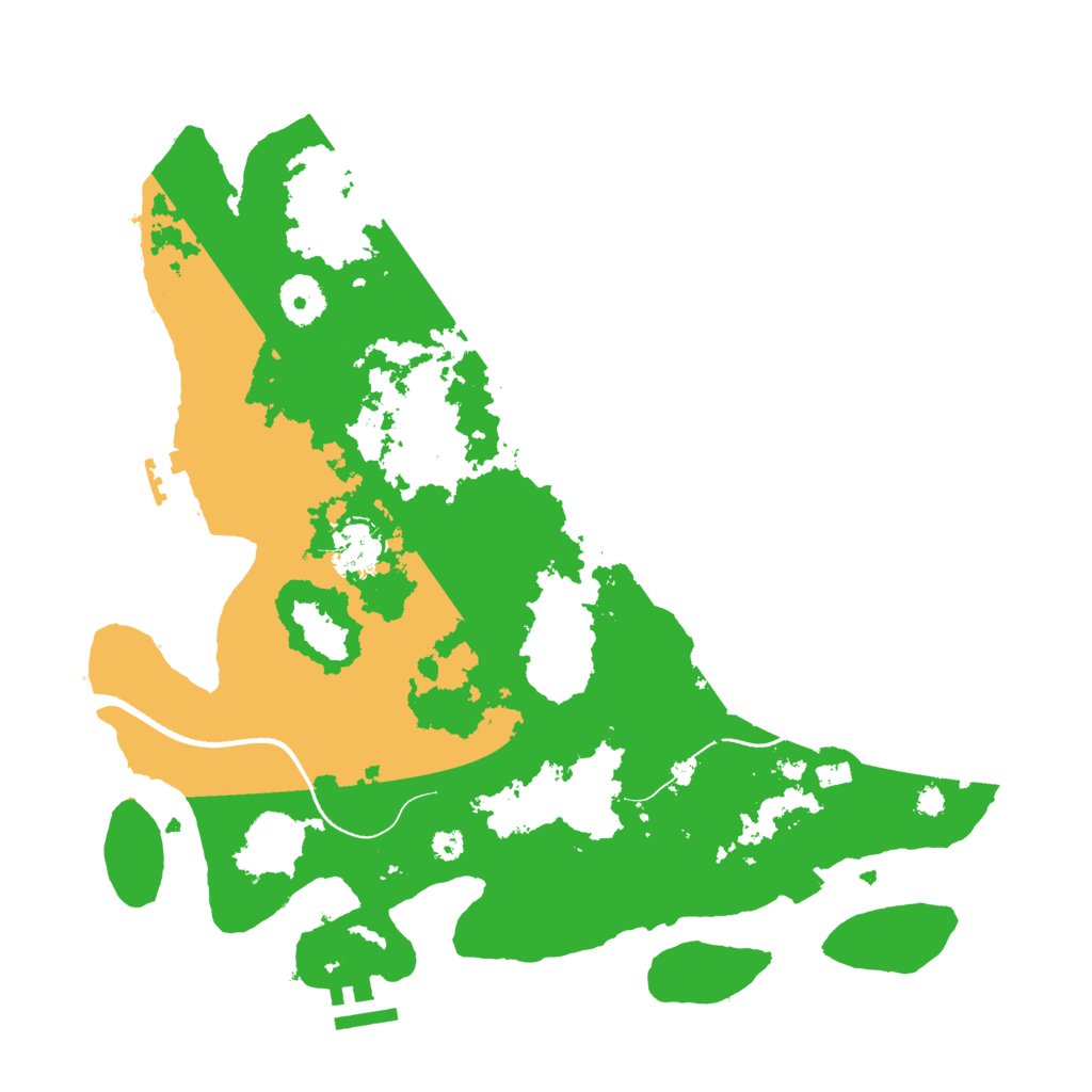 Biome Rust Map: Procedural Map, Size: 3500, Seed: 324234