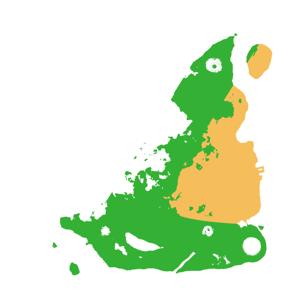 Biome Rust Map: Procedural Map, Size: 3000, Seed: 1661659405