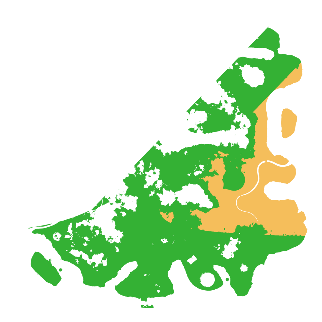 Biome Rust Map: Procedural Map, Size: 3900, Seed: 77724360