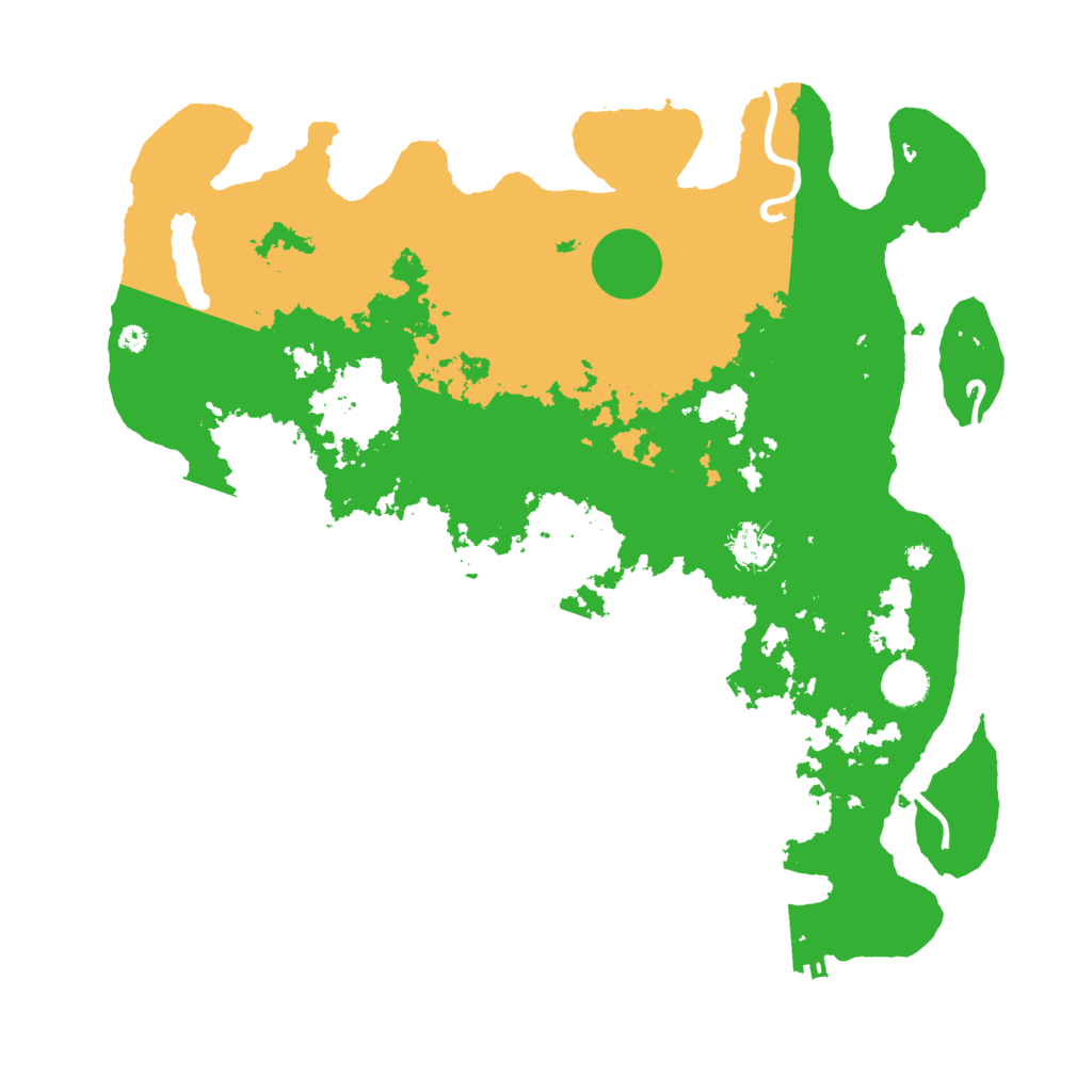 Biome Rust Map: Procedural Map, Size: 4100, Seed: 26682235