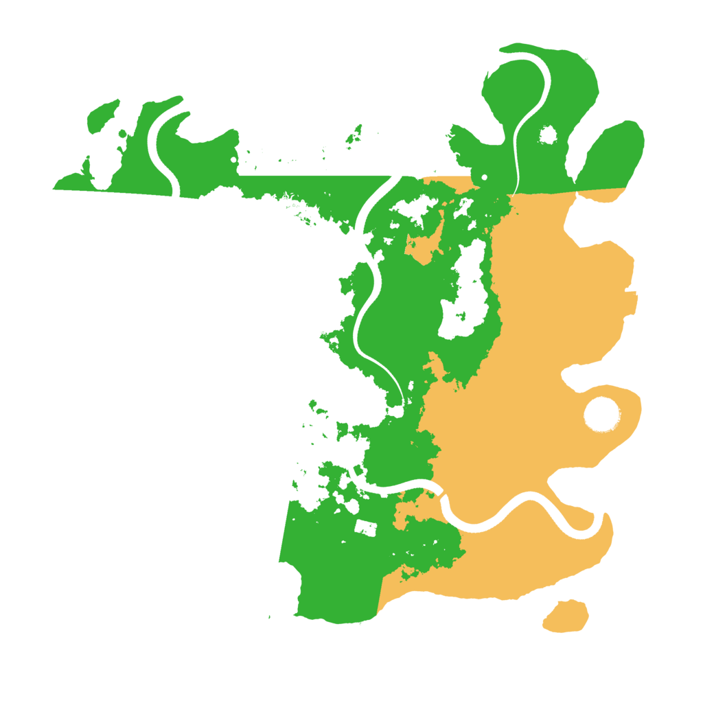 Biome Rust Map: Procedural Map, Size: 3500, Seed: 2089304168