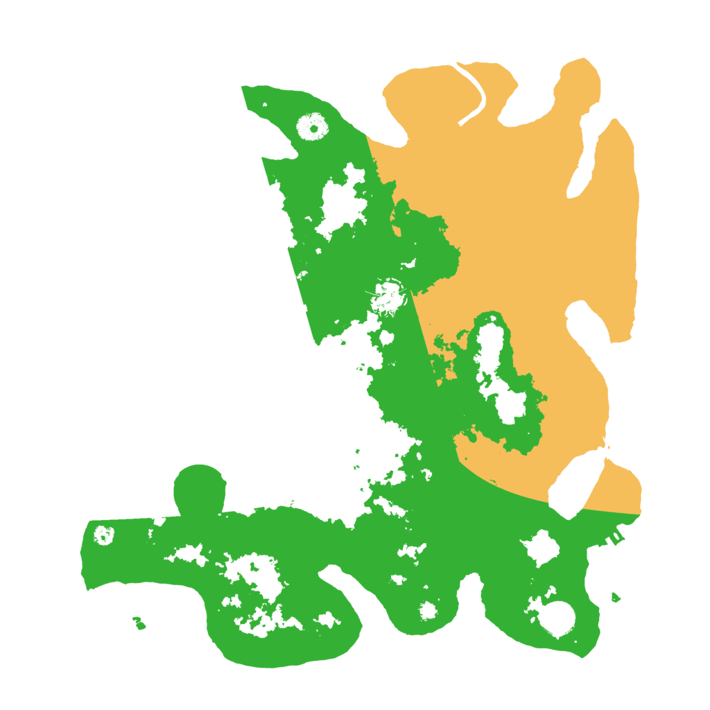 Biome Rust Map: Procedural Map, Size: 3650, Seed: 92772803