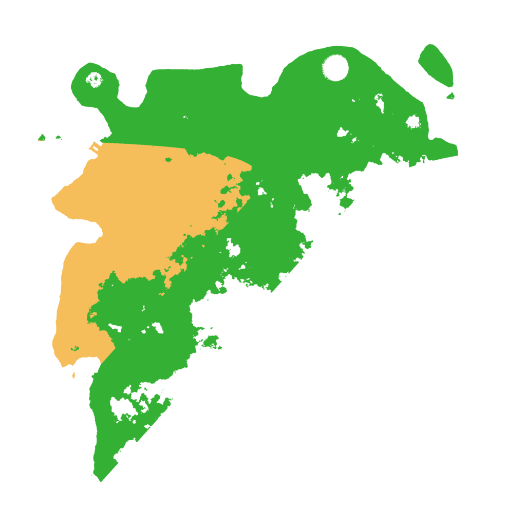 Biome Rust Map: Procedural Map, Size: 3550, Seed: 90429330