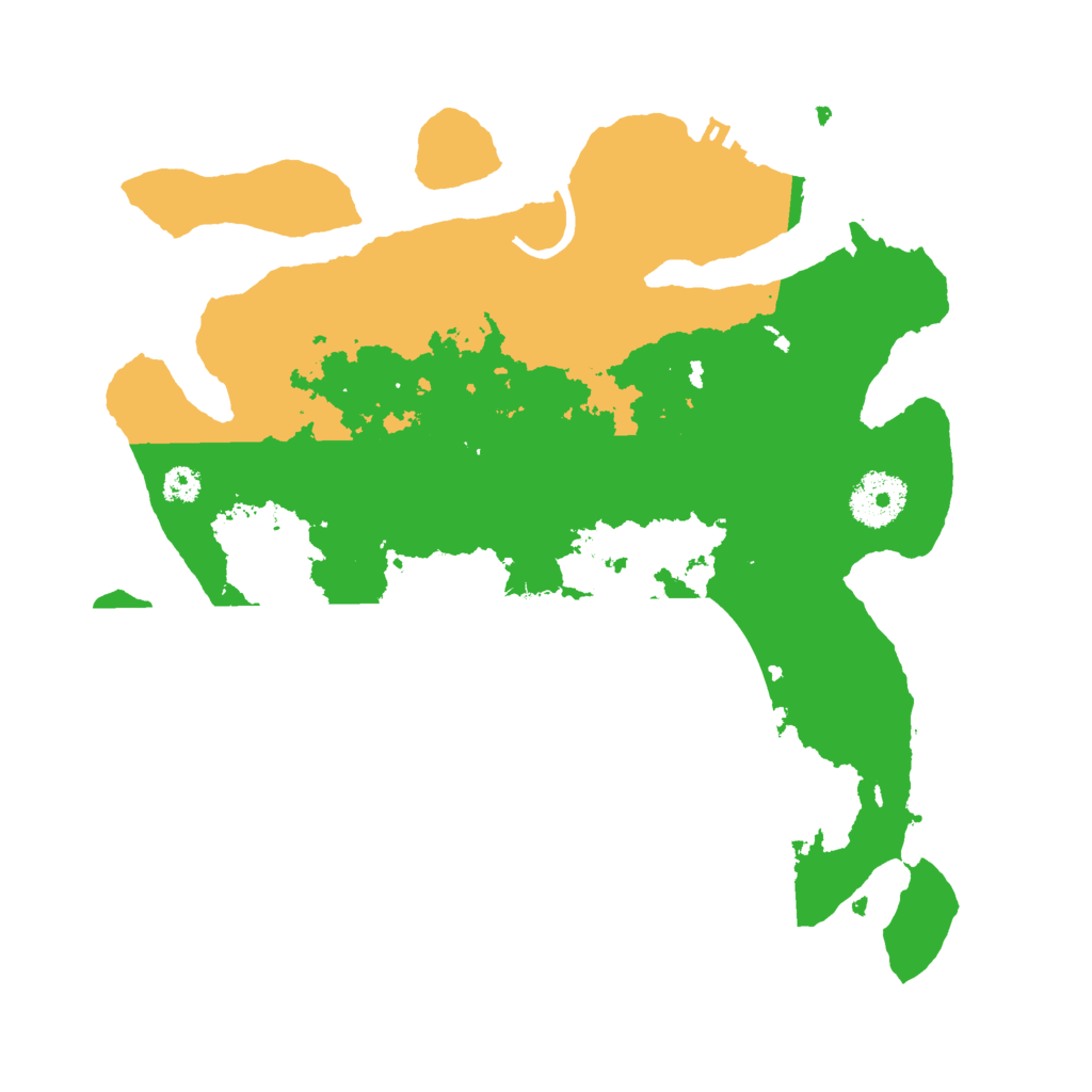 Biome Rust Map: Procedural Map, Size: 3000, Seed: 48158