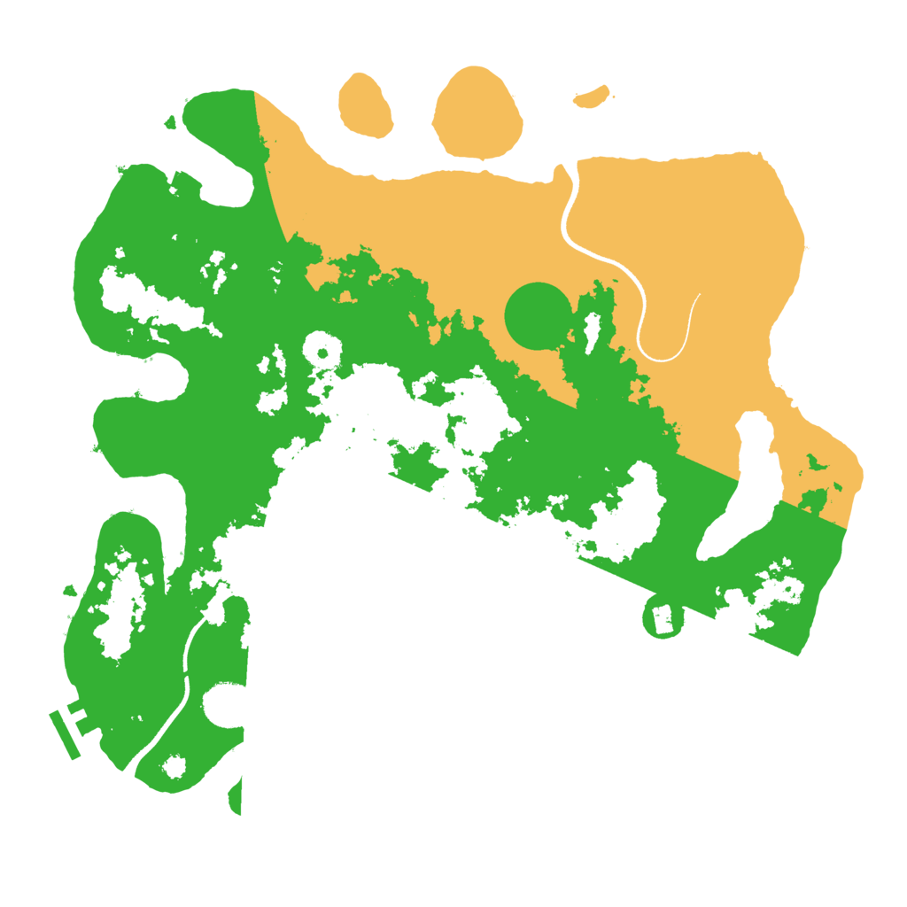 Biome Rust Map: Procedural Map, Size: 3550, Seed: 74865738