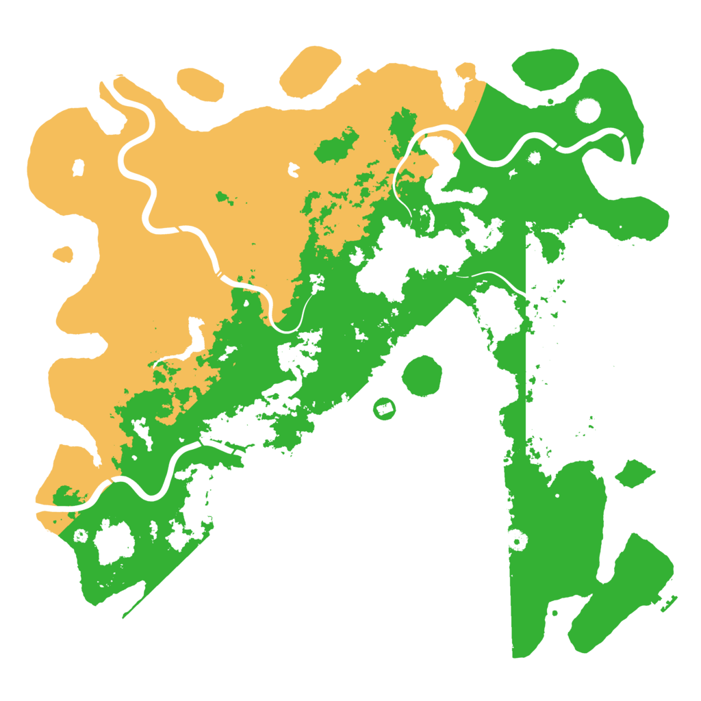 Biome Rust Map: Procedural Map, Size: 5000, Seed: 1067017392