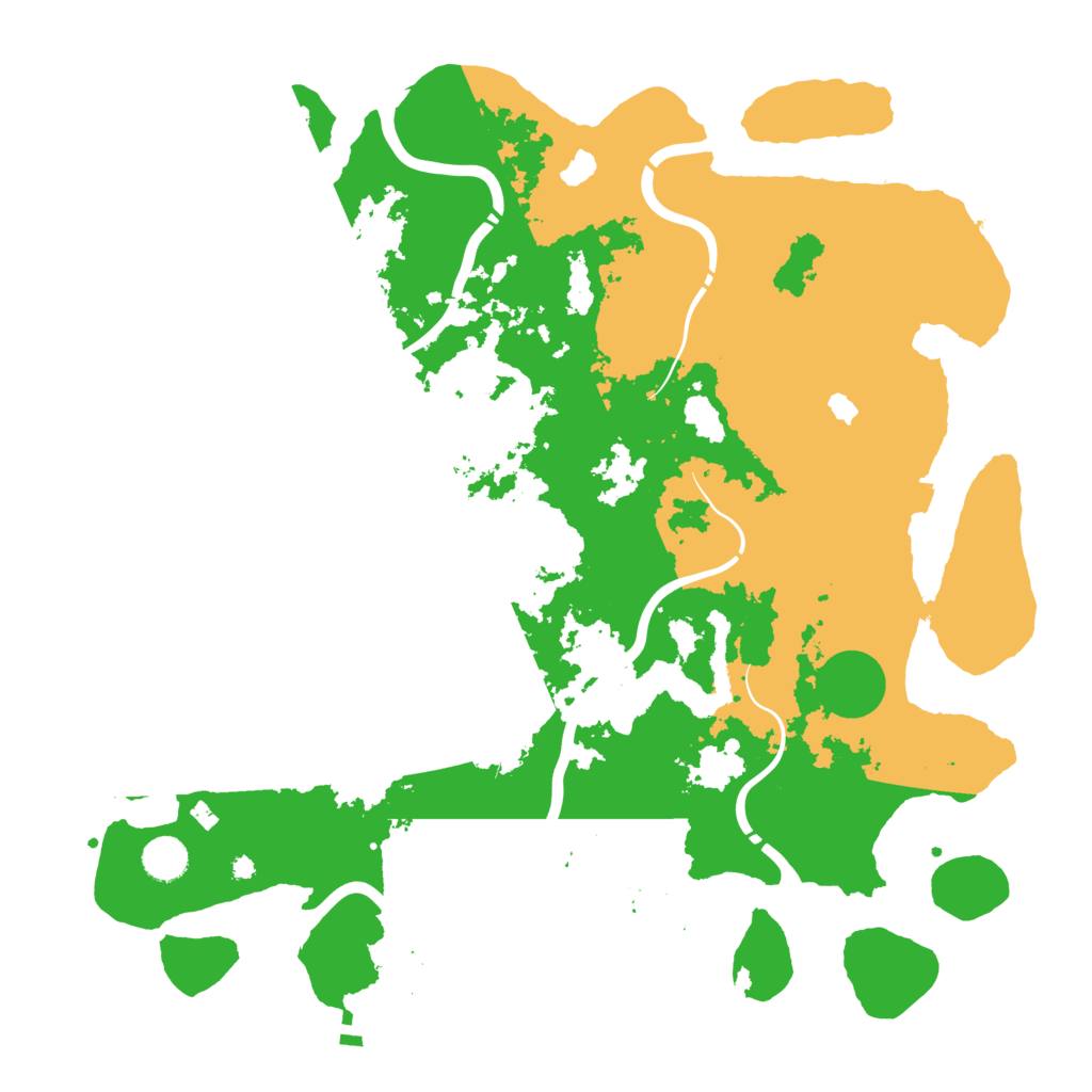 Biome Rust Map: Procedural Map, Size: 4250, Seed: 64745443