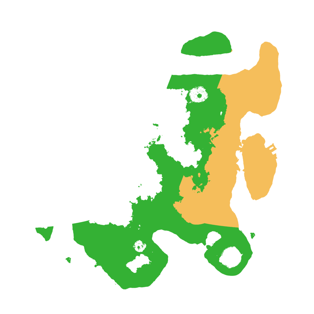 Biome Rust Map: Procedural Map, Size: 2800, Seed: 927197385