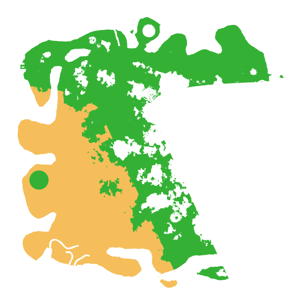 Biome Rust Map: Procedural Map, Size: 4250, Seed: 168