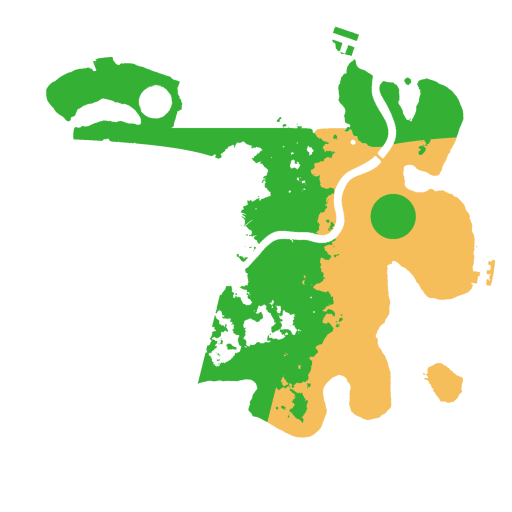 Biome Rust Map: Procedural Map, Size: 3000, Seed: 769707202