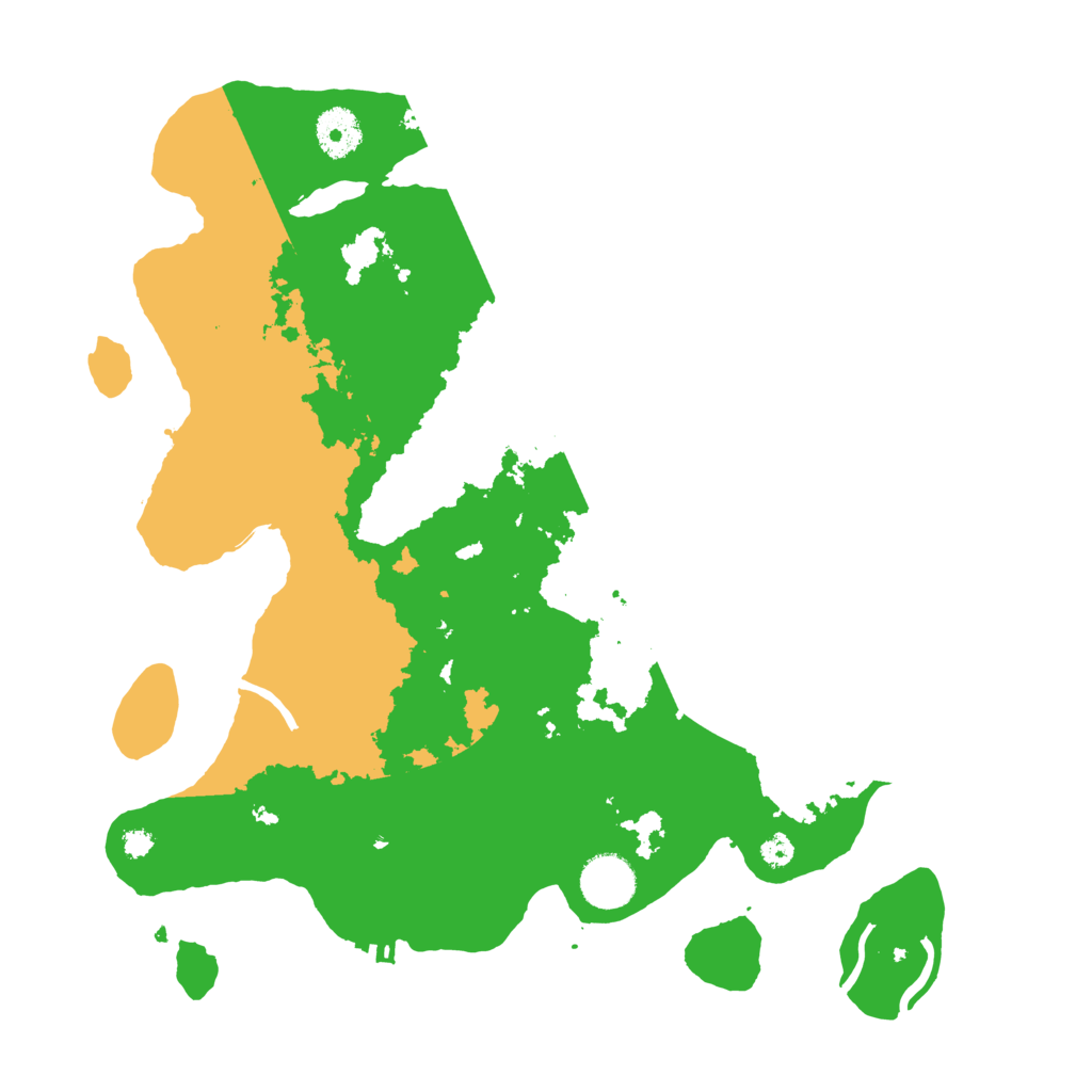 Biome Rust Map: Procedural Map, Size: 3500, Seed: 821596727