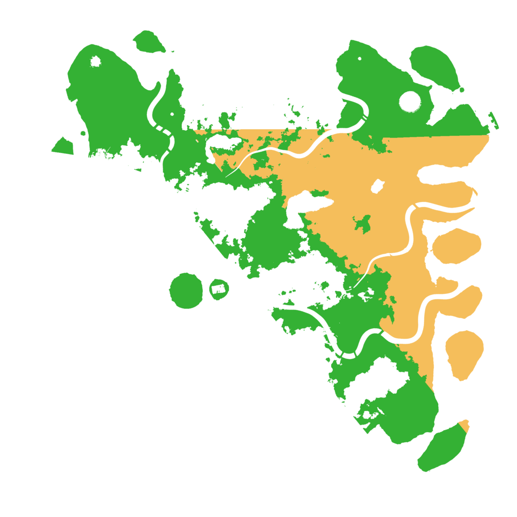 Biome Rust Map: Procedural Map, Size: 4300, Seed: 3389