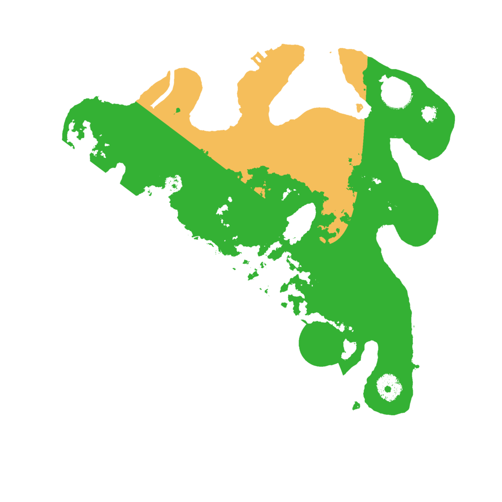 Biome Rust Map: Procedural Map, Size: 3000, Seed: 6674