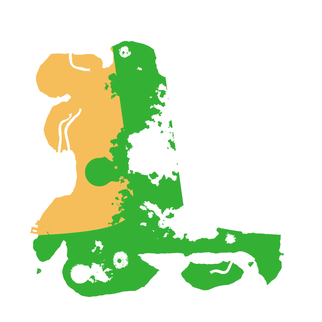 Biome Rust Map: Procedural Map, Size: 3000, Seed: 23039