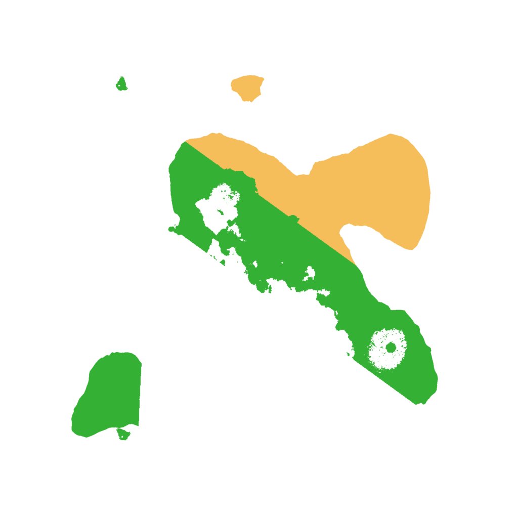 Biome Rust Map: Procedural Map, Size: 2000, Seed: 98765