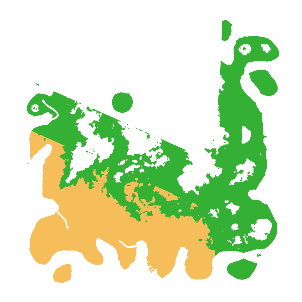 Biome Rust Map: Procedural Map, Size: 3950, Seed: 48756