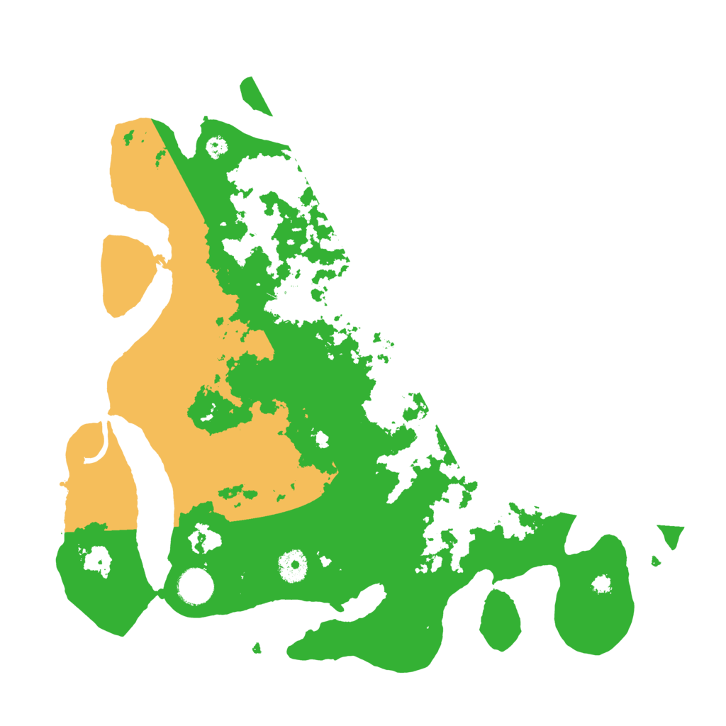 Biome Rust Map: Procedural Map, Size: 3550, Seed: 78453868