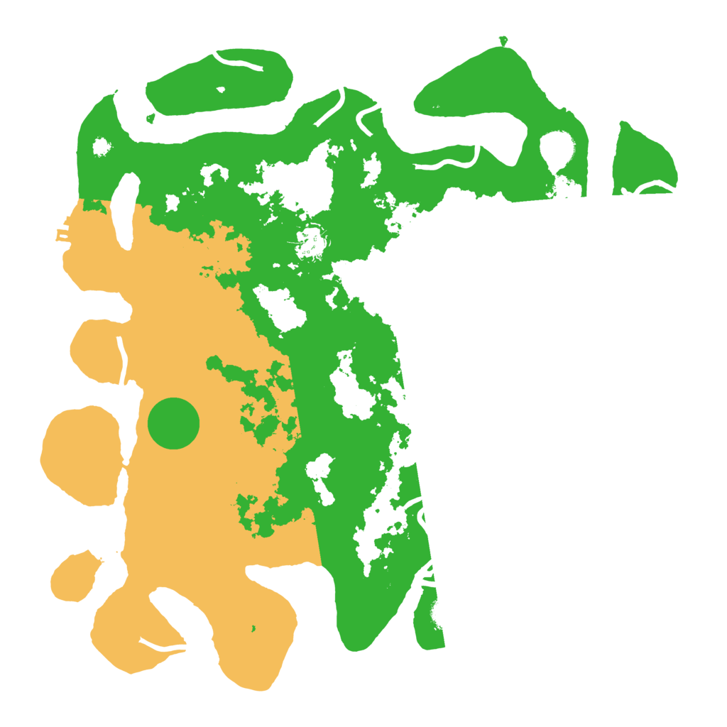 Biome Rust Map: Procedural Map, Size: 3700, Seed: 29543292