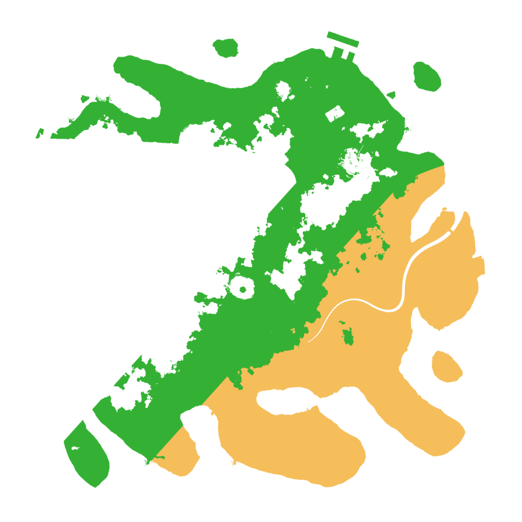 Biome Rust Map: Procedural Map, Size: 3250, Seed: 1148605