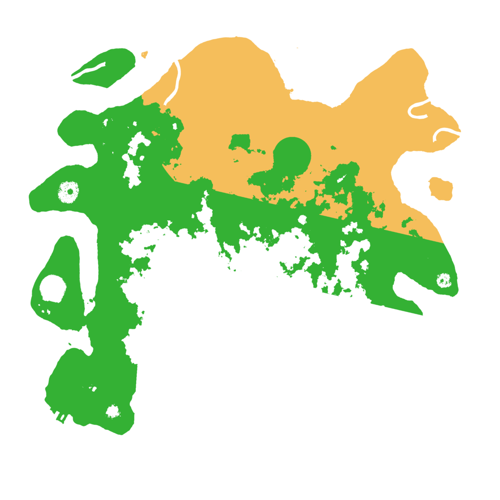 Biome Rust Map: Procedural Map, Size: 3500, Seed: 31876302