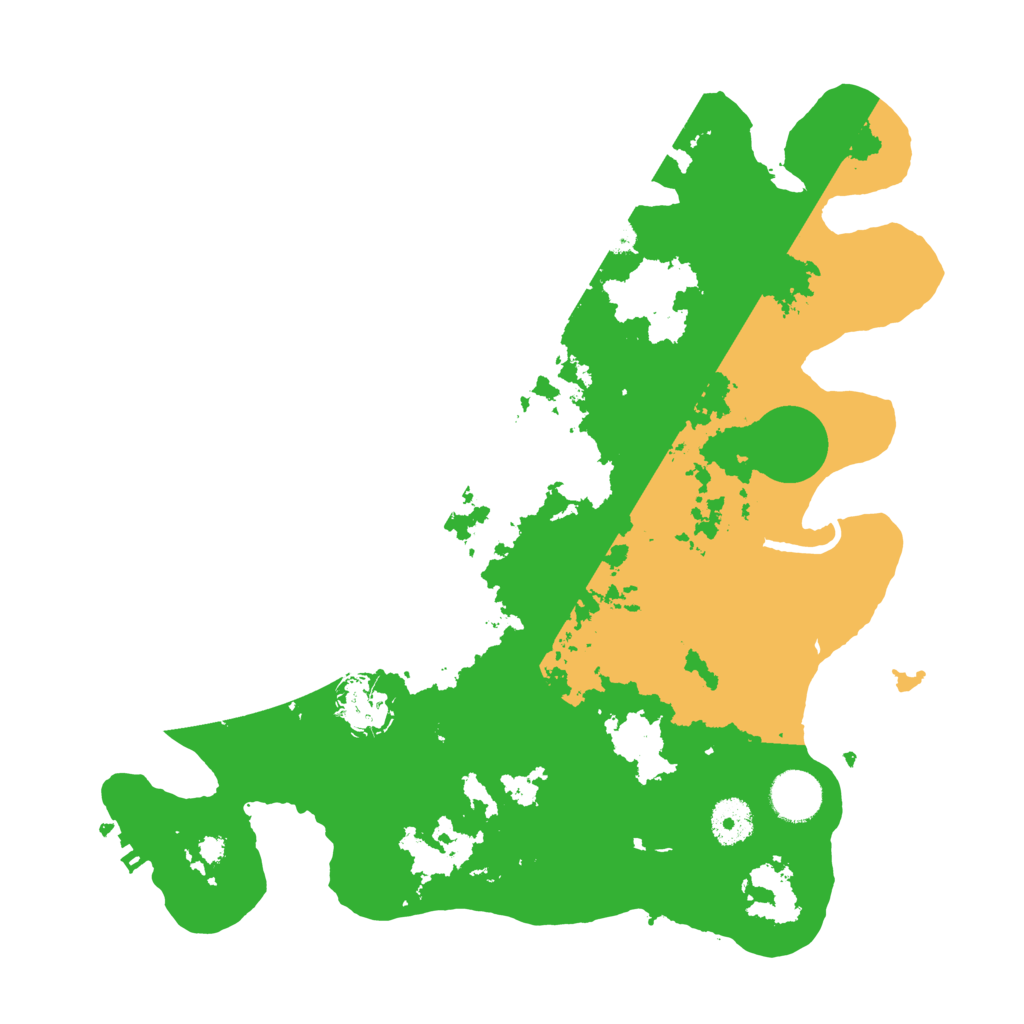 Biome Rust Map: Procedural Map, Size: 3500, Seed: 3800405