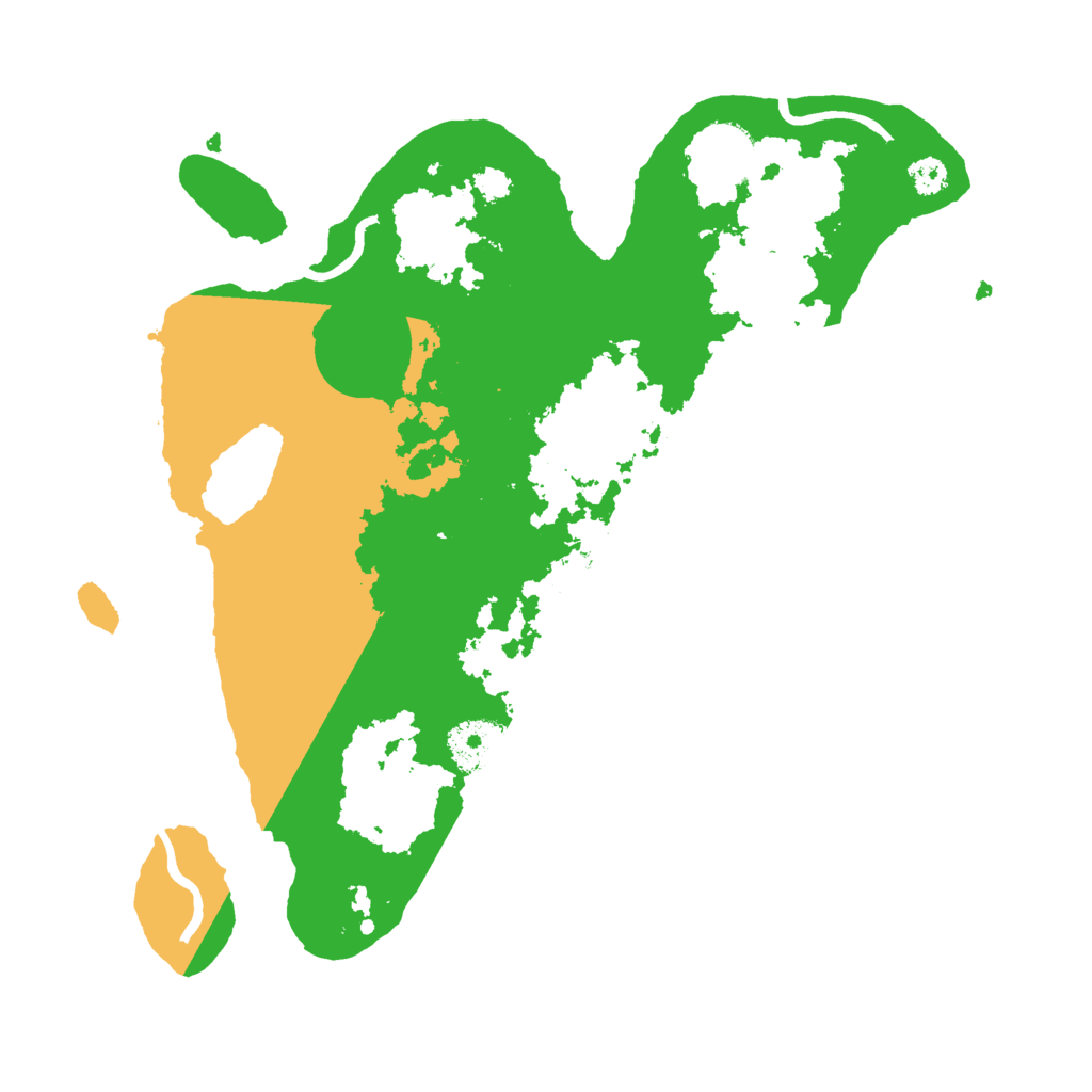 Biome Rust Map: Procedural Map, Size: 3000, Seed: 234891