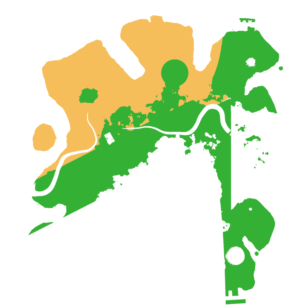 Biome Rust Map: Procedural Map, Size: 3000, Seed: 5972183