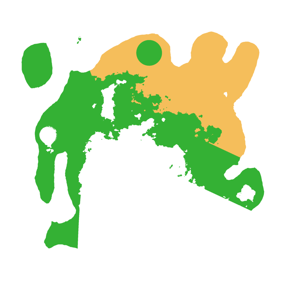 Biome Rust Map: Barren, Size: 3000, Seed: 1567956092