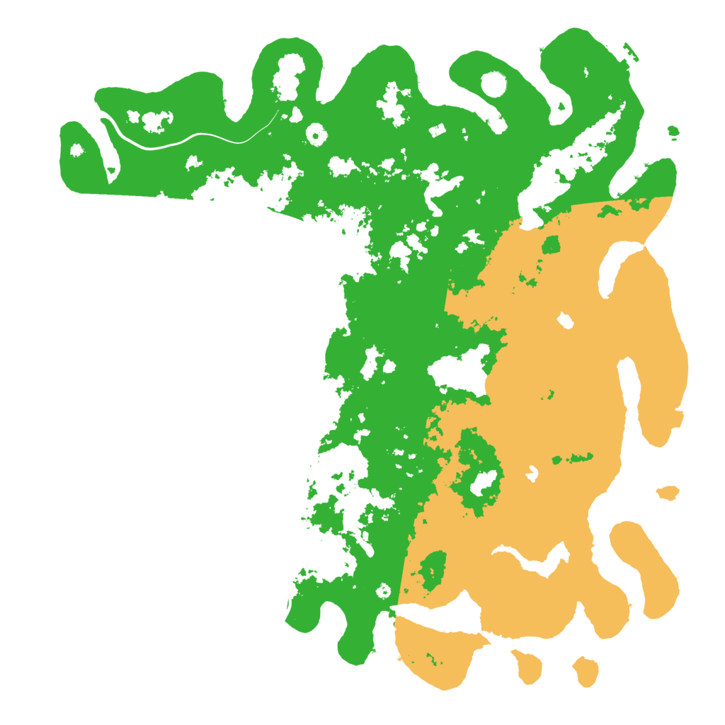 Biome Rust Map: Procedural Map, Size: 5000, Seed: 9977
